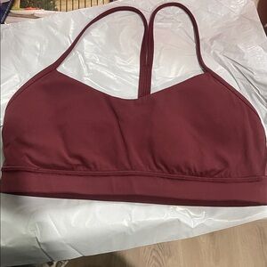 Lululemon Women's Burgundy Sports Bra